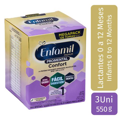 Enfamil Comfort Premium Infant Formula 3 Units / 550 g / 1.2 lb, Baby, Pricesmart, Vía Brasil
