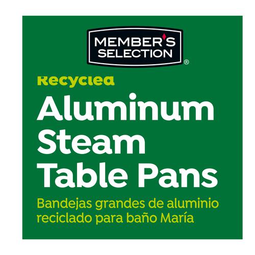 Member's Selection Bandejas de Aluminio Grandes 15 Unidades / 49.7 cm x  29.5 cm x 8.1 cm / 19.56 x 11.62 x 3.18, Suministros para restaurantes, Pricesmart, Los Prados
