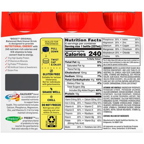 Boost Nutritional Drink Suitable for people with Lactose Intolerance 6