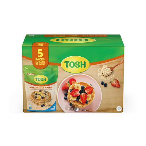 Tosh Pancakes de Avena 5 Unidades / 300 g Aceites, harinas y
