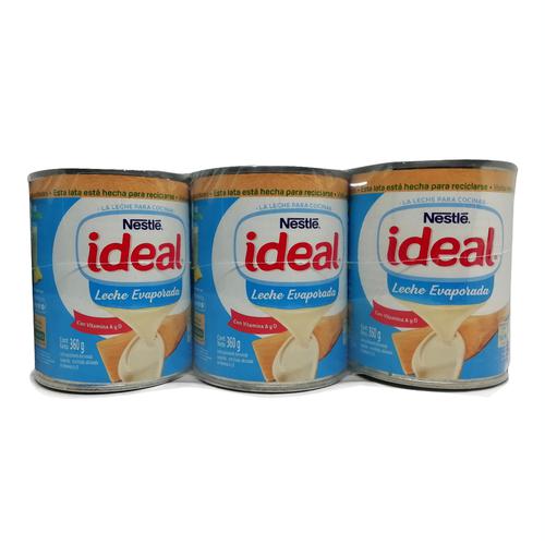 Ideal Leche Evaporada 6 Unidades / 360 g / 0.79 lb, Lácteos y Huevos, Pricesmart, Santa Ana