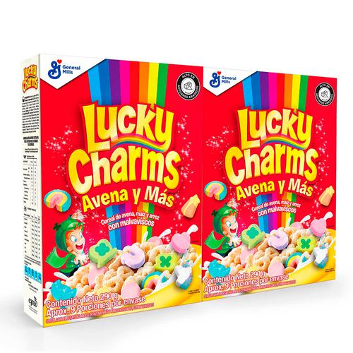 Lucky Charms Cereal 2 Unidades / 290 g, Alimentos
