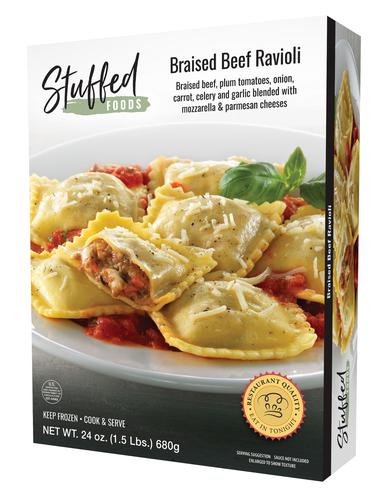 Stuffed Foods Braised Beef Ravioli 680 g / 1.5 lb | Frozen Food ...