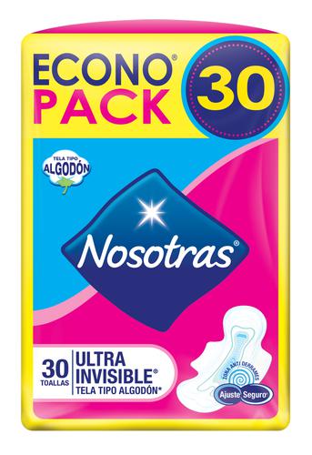 reaction Lukewarm traitor Nosotras Ultra-invisible Pads, 30 pack | PriceSmart Dominican Republic