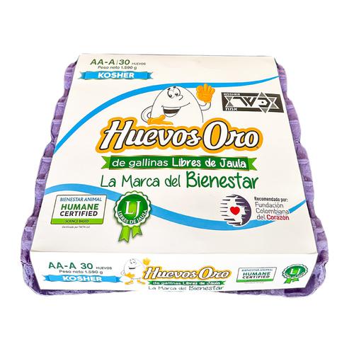 Huevos Oro Kosher Grade A — AA Brown Eggs 30 Pack Dairy and Eggs