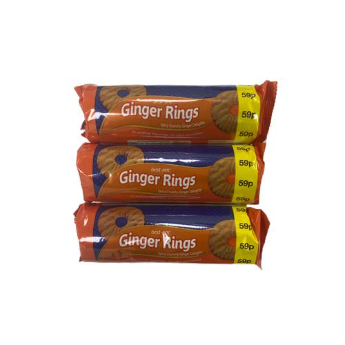Best One RingShaped Ginger Crackers 3 Units / 150 g Cookies, Desserts, and Ice Cream