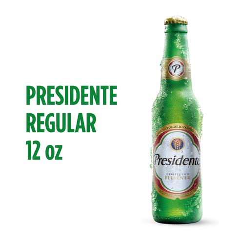 Presidente Regular Pilsener Type Beer Box 24 Units / 12 oz | Liquor ...