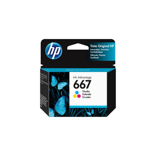 HP Cartucho de Tinta 667 Tricolor Original | PriceSmart Aruba
