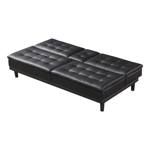 SofáCama Futón Negro con Consola Muebles para sala Pricesmart