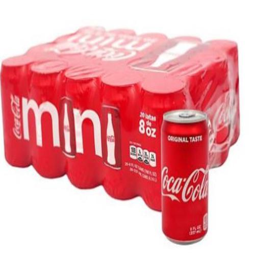 Coca Cola Mini Lata 20 Unidades/8 oz, Bebidas, Pricesmart