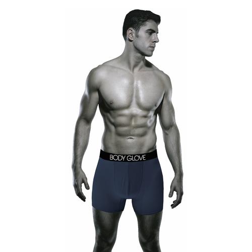 Buy Body Glove men 4 pcs textured boxer briefs black grey Online