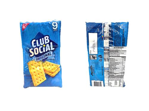 Club Social Original Galletas Saladas Sabor a Mantequilla 3 Unidades / 234  g, Snacks, Pricesmart, St. Thomas