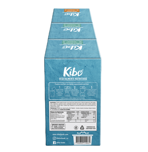 Kibo Proteína En Polvo Vainilla Y Cacao 3 Unidades 125 G Bebidas Pricesmart Barranquilla 2563