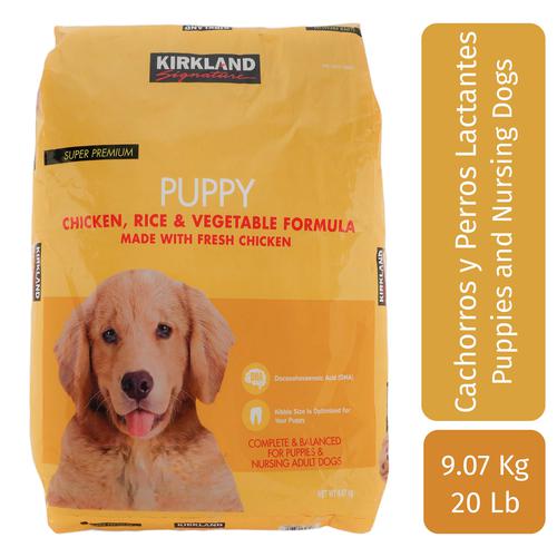 Escandaloso Hormiga cobertura Kirkland Signature Alimento Completo para Perros Cachorros Pollo Arroz y  Vegetales / 9.07 Kg | PriceSmart Dominican Republic