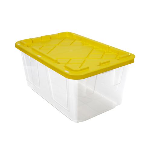 Caja de Almacenaje con Tapa Transparente Plástico 8,5 L 23,5 x 15