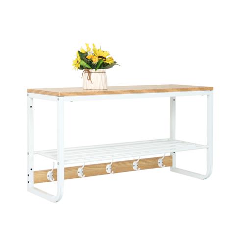 King Rack WallMounted Steel and MDF Hanging Rack Home Organization