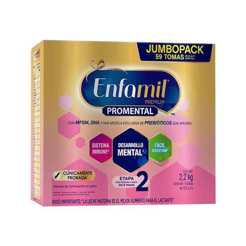 Enfamil Premium Complete 2 - Pack Mensual Fórmula Leche Infantil