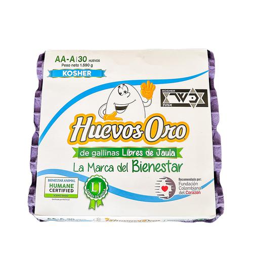 Huevos Oro Kosher Grade A — AA Brown Eggs 30 Pack Dairy and Eggs