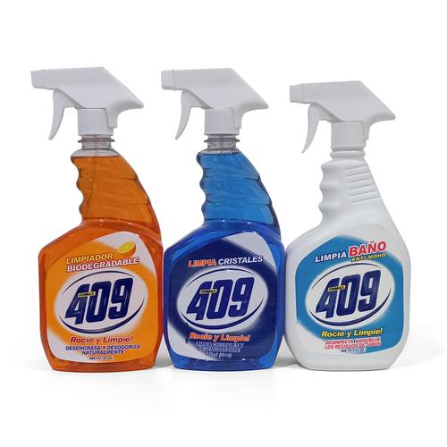 409 Limpiador Biodegradable Variado para Baños , Vidrios y Moho 3 Unidades  / 946ml, Productos de limpieza, Pricesmart, Vía Brasil