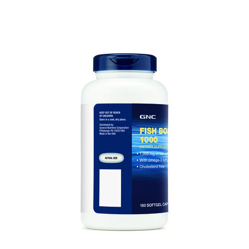 GNC Omega 3 180 Capsulas | PriceSmart El Salvador