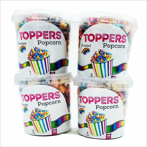 Toppers Colored Frosted Popcorn 4 Packs 141 G Snacks Pricesmart